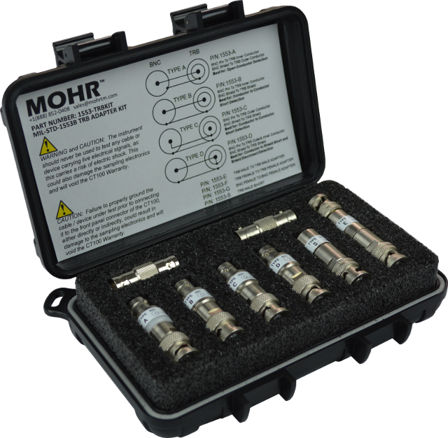 Time-Domain Reflectometer (TDR) MIL-STD-1553B Databus TRB Adapter Kit