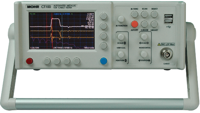 Time Domain Reflectometer (TDR) Cable Tester - MOHR CT100