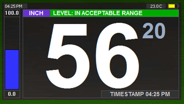 EFP-IL numeric water level display