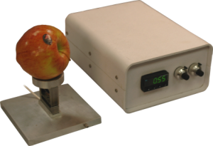 MDT Weigh Station and Automated Calibrator.  Use the Weigh Station as a stand-alone digital scale, use it with the MDT as an integrated fruit scale, or place it under the test head and let the MDT use the Weigh Station to calibrate itself.