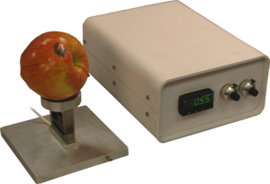 MDT Weigh Station and Automated Calibrator. Use the Weigh Station as a stand-alone digital scale, use it with the MDT as an integrated fruit scale, or place it under the test head and let the MDT use the Weigh Station to calibrate itself.