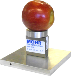 MDT external scale / calibrator. Use the scale to weigh fruit or place it under the test head and let the MDT-2 use the Weigh Station to calibrate itself.